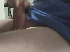 Amateur young man draining a plenty of