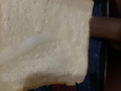 Handsome Asian Pinoy Jack Off And Cum On Bread