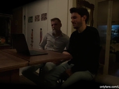 Grandfather and bum chum grandson fapping together (REAL!)