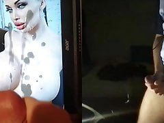 Cum tribute with a friend for Aletta Ocean (online)