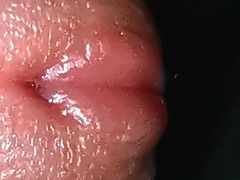 an excited penis and a beautiful ass very close up