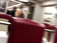 Jerk off on the train