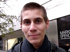 Fingering and intense gape with a skinny bottom