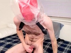 Solo, plastic bag, hairy gay