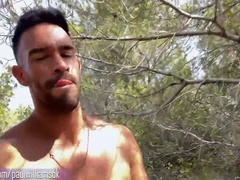 Hiking End On Public Masturbation On The Mountains