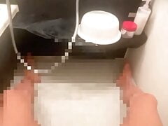 Selfie Mirror Large Sperm Bukkake Masturbation