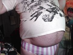 White Striped Bottom Belly Inflation