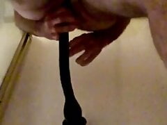 icumoveru inserts the Black Snake ALL the way in