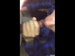 Sucking a black cock until he shoot his load 2