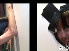 Blessed gloryhole faggot fellating