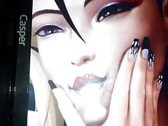 KDA Kaisa SoP 3 - Cum Tribute On Her Beautiful Face