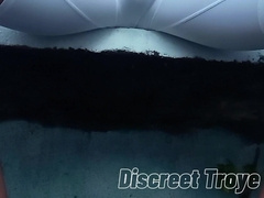 Bagnagjakol sa likod ng basketball court - Chinese guy outdoor onanism