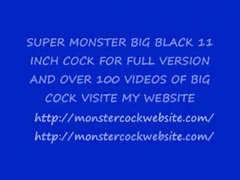 Monster Black 11 Inch Cock
