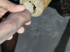 Indian teenager loves boning a bomboo crevice of a spade treat