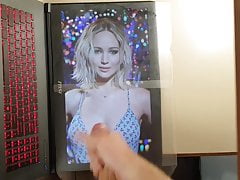 Cumtribute for Jennifer Lawrence - HUGE LOAD