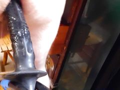 Ass to Mouth Dildo. Fucking my ass and tasting it.