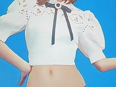 izone ahn yujin panty cum tribute