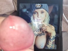 Hot blonde sperma