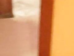 Masturbation in front of the mirror