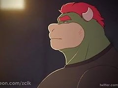 Bowser and Inceneroar boyfriends gay sex