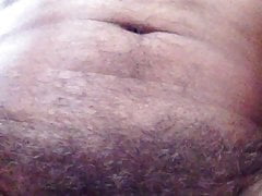 Naked husband and his penis erection and Masturbation
