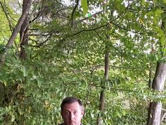 Daddy Jerking off by the Lake