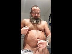furryfreak789 bearded hairy wank cum 2