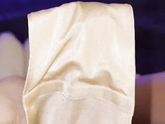 Cum in teacher satin panties