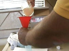 Stranger ships 69 loads of frozen cum to couple to play with