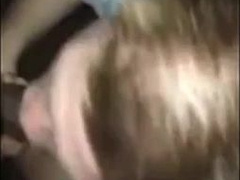 Amateur white whore takes on a black stud in interracial anal action