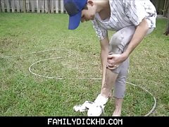 Skinny Twink Stepson Nice Big Cock Family Fucked By Stepdad