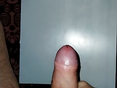 Horny boy jerking and cumming