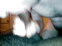 Hornymasterbater sucking black cock 1