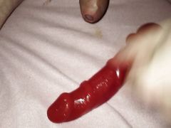Feet, cock and tight arse cunt