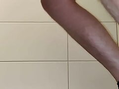 Cum in the shower after short edging