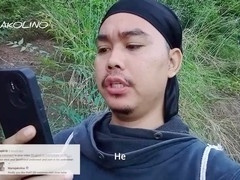 Hot Asian twink boy getting off in style