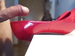 my cock on red heels
