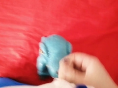 Petite Blue Dinosaur T-rex Par.1