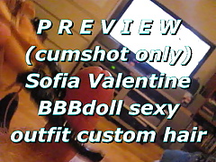 Preview (cumshot only) BBBdoll Sofia Valentine new hair