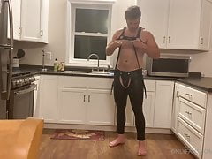 Alex in harness