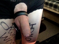 Sissy Faggot Boi used as a notepad whore! 2