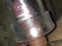 Pumping my uncut cock