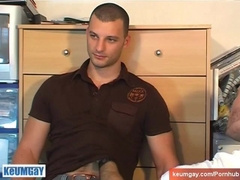 Pierre, French hetero boy serviced by us in spite of him