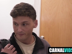 Staying with step-dad vol. 1 cruising Hunter Graham, Reece Scott