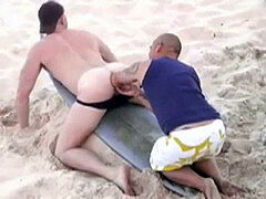 fist on the beach