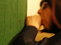 Glory Crevasse oral job with jism guzzle