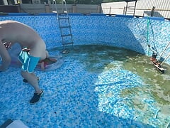 Twink gave himself to the boss, sucked and rode his big dick - 397
