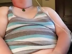 Fat Asian Twink jerking again