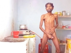 Part 3 - Rajeshplayboy993's steamy cooking video: Satisfying his hunger with more than just food!