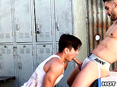 Gay ass, duo, sans a condom